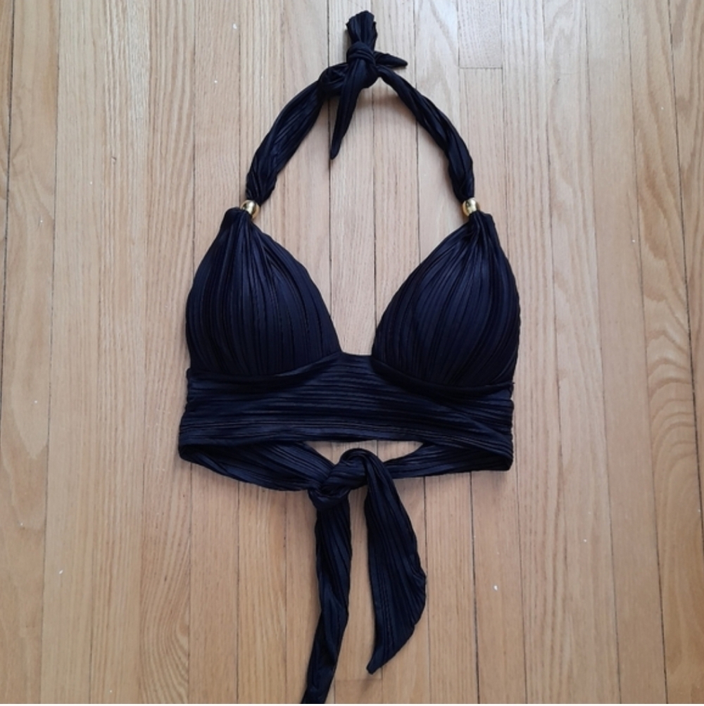 La Vie En Rose Aqua Black Swimwear